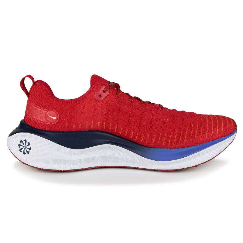 Nike ReactX Infinity Run 4 Shoes (Color: university red/midnight navy)