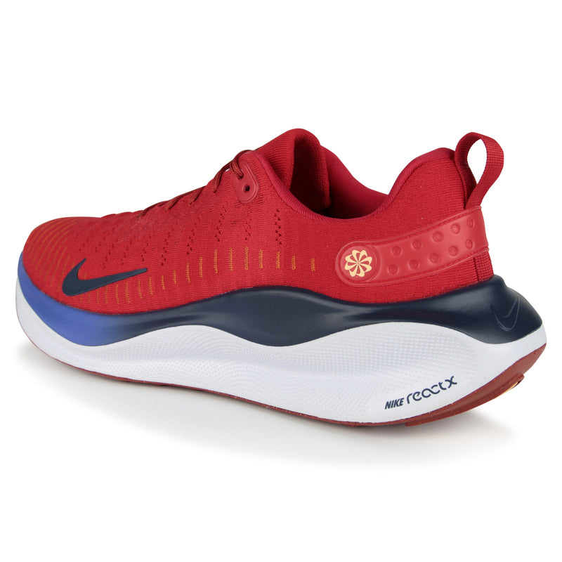Nike ReactX Infinity Run 4 Shoes (Color: university red/midnight navy)