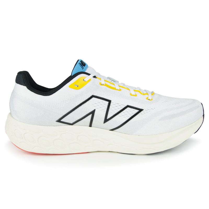 New Balance 680 v8 Shoes (Color: white/black/ginger lemon)