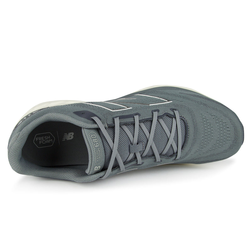 New Balance 680 v8 Shoes (Color: harbor grey/silver/sea salt)