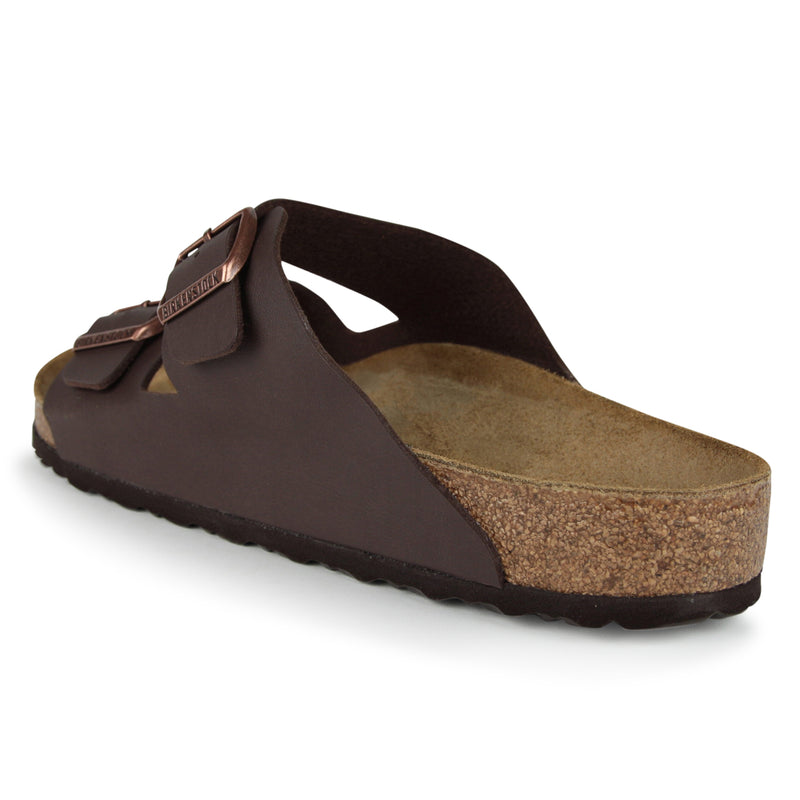 Birkenstock Arizona Shoes (Color: dark brown Birko-Flor)