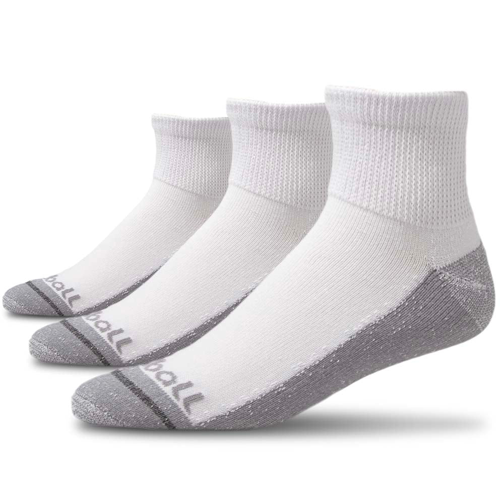 Oddball BeLoose Ankle Socks XXL size 15-18 (3-pack White)
