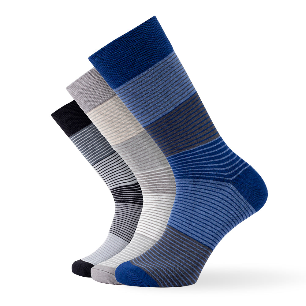 Oddball Royale Dress Socks (3-Pack) 15-18 / Thin Stripe Collection Oddball Royale Dress Socks (3-Pack) 15-18 / Thin Stripe Collection