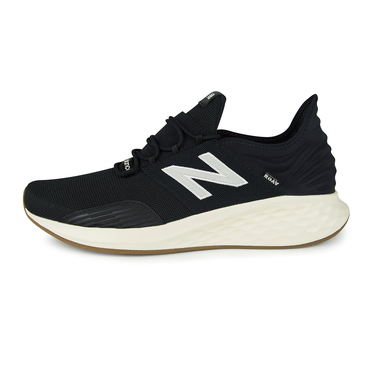 New Balance Mens Fresh Foam Roav V2 Running Athletic Shoes Black/White Casual 11 New Balance Fresh Foam Roav v2 Black for Sale | Authenticity  main image 2