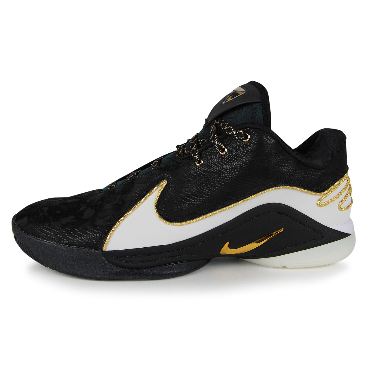 black gold nike shoes