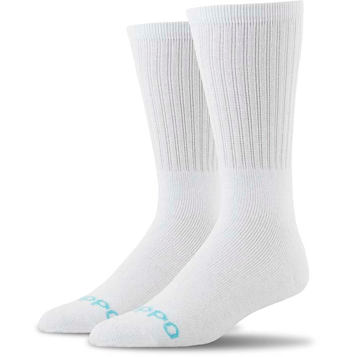 Oddball Classic Crew Sock 6-Pack (Color: white) Men's Size: 14-18 Socks