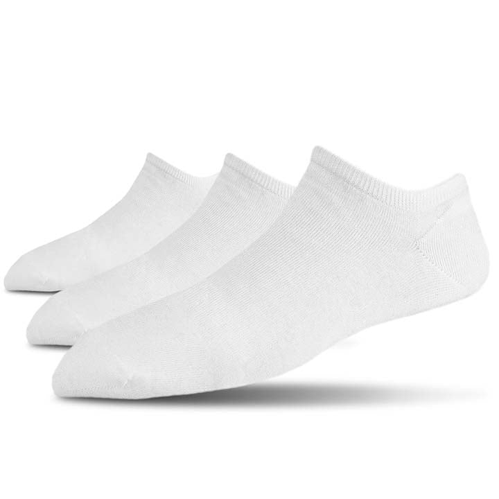 Oddball Ultralight No Show Socks (3-Pack) (Color: white) Men's Size: 14-18 Socks