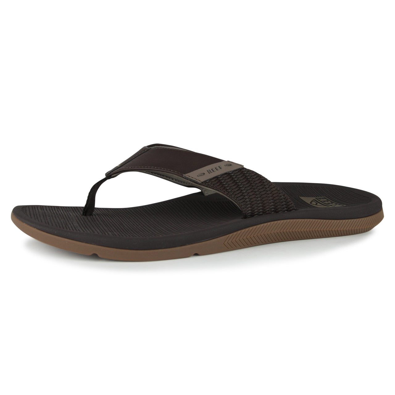Reef Santa Ana Brown Flip-Flops Reef Santa Ana Thongs In Brown - FREE* Shipping & Easy  main image 3