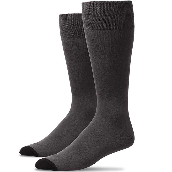 Oddball Marshall Dress Sock (3-Pack) (Color: charcoal/black/black) Men's Size: 15-18 Socks