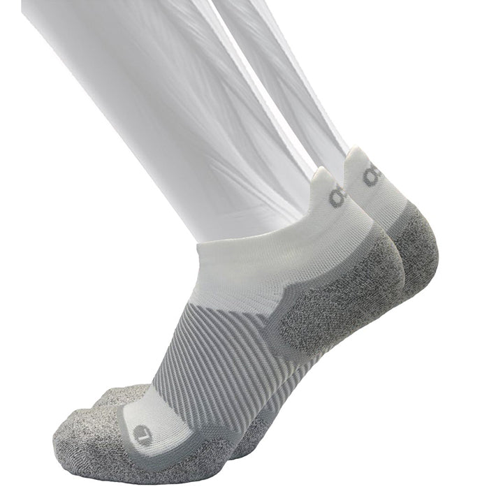 OS1st WP4 Wellness No-Show Sock (Color: white) Men's Size: 15-17, 15-17 Wide Socks