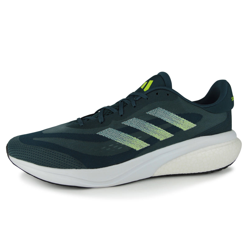 Adidas Supernova 3 Shoes (Color: arctic night/grey/lucid lemon)