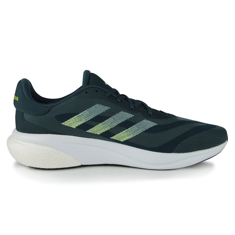 Adidas Supernova 3 Shoes (Color: arctic night/grey/lucid lemon)