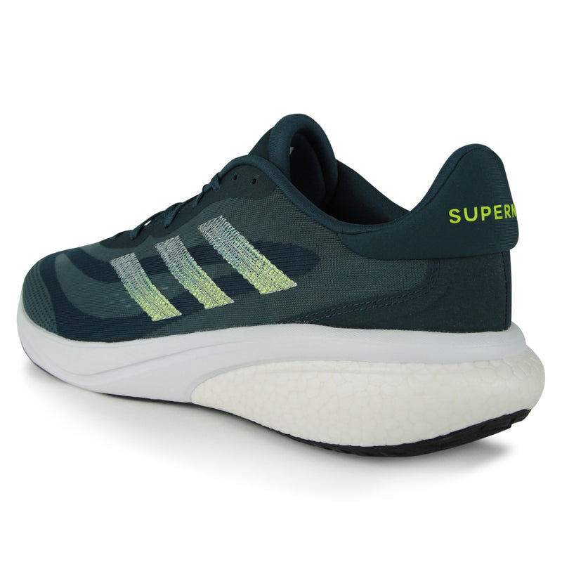 Adidas Supernova 3 Shoes (Color: arctic night/grey/lucid lemon)