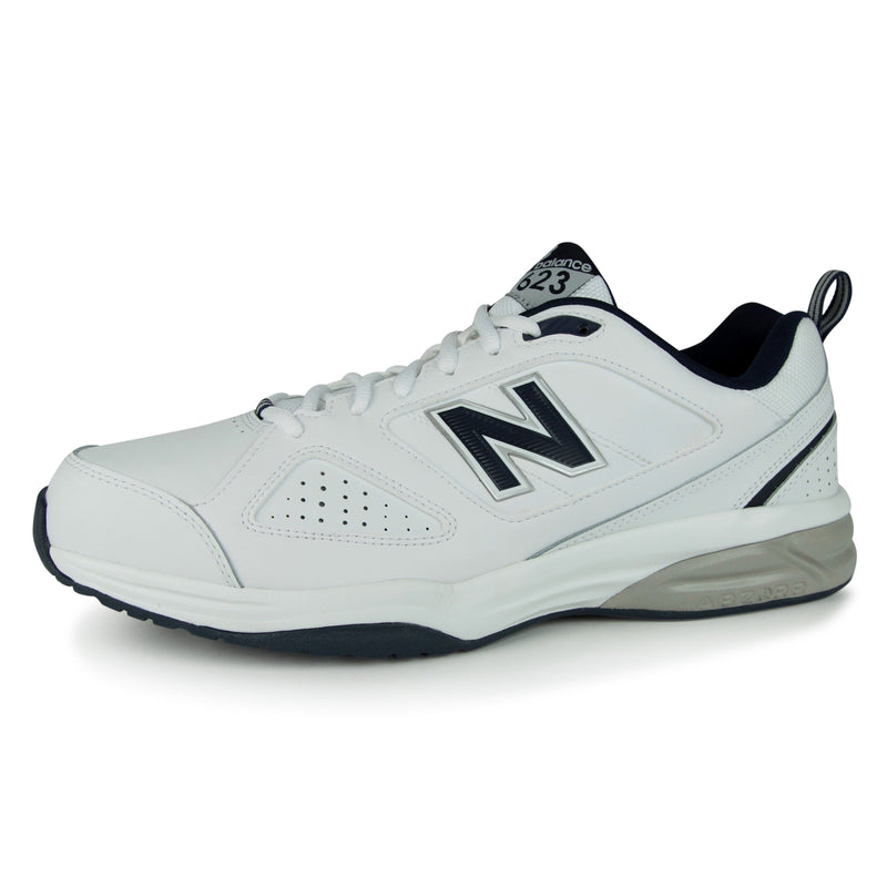 New Balance 623 v3 Shoes (Color: white/navy)