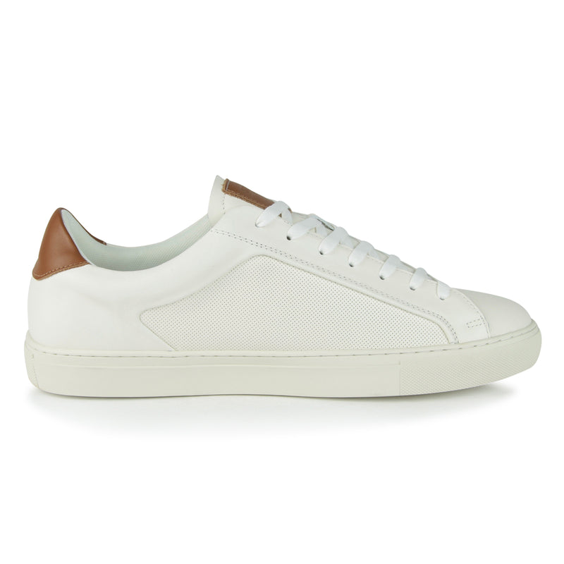 Steve Madden Finneas Shoes (Color: white leather)