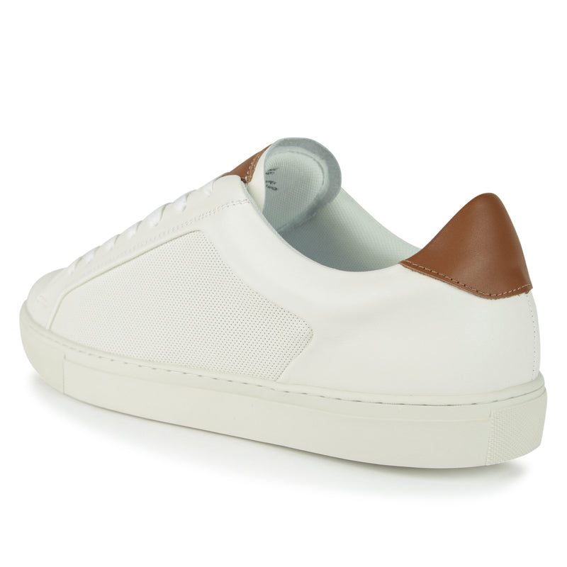 Steve Madden Finneas Shoes (Color: white leather)