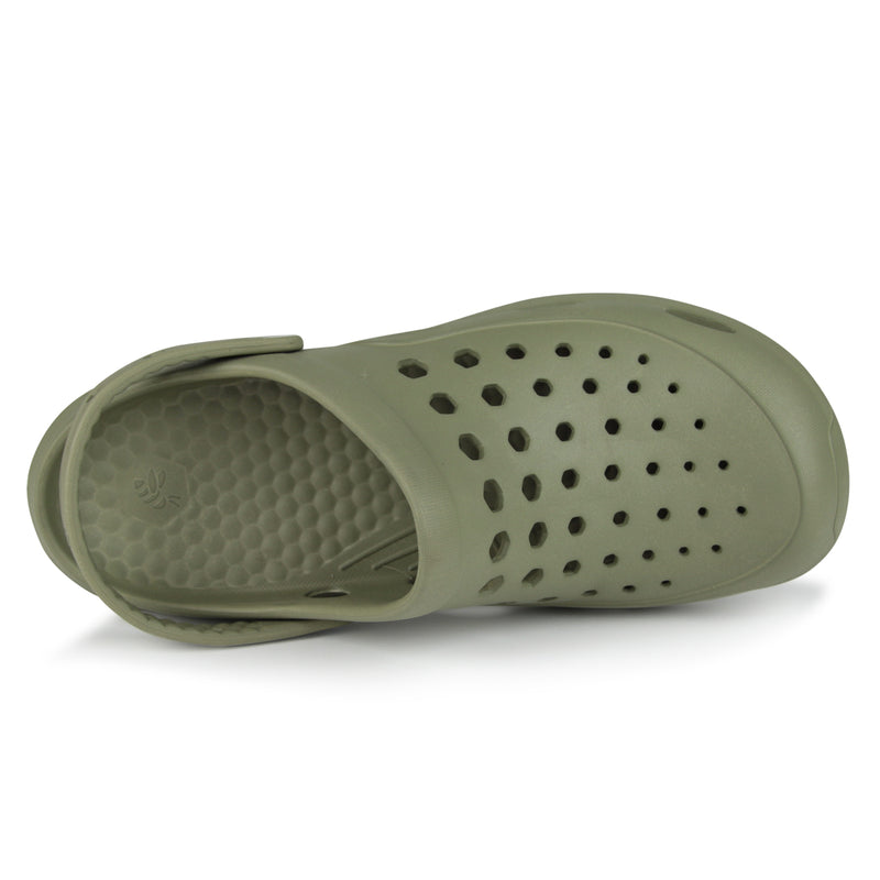 Joybees Active Clog Shoes (Color: dusty olive)
