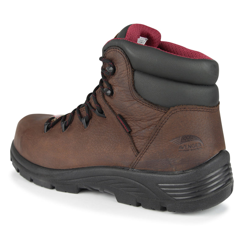Avenger Framer Safety Toe (A7221) Shoes (Color: brown)