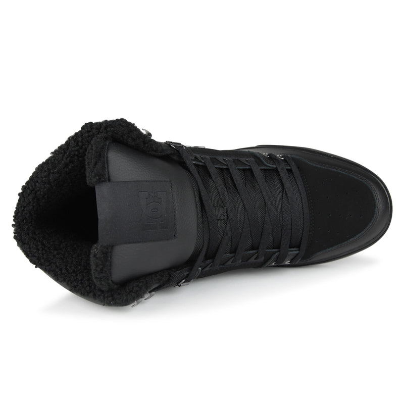 DC Shoes Pure High-Top WC WNT Shoes (Color: (3BK) black/black/black)