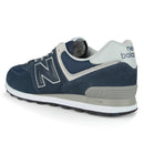 New Balance 574 Shoes (Color: navy/white)