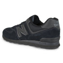 New Balance 574 Shoes (Color: black/black)