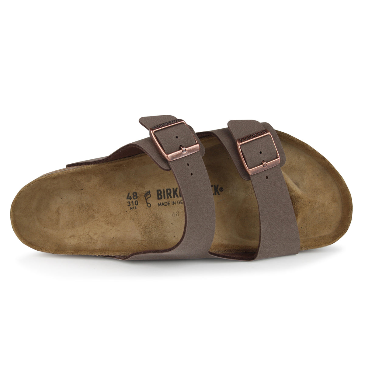 NEW - Men\'s Birkenstock Arizona BS Mocca Birkenstock Arizona mocha Birkibuc main image 4