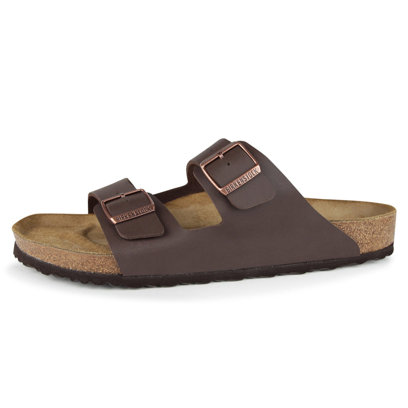 Birkenstock Arizona Shoes (Color: dark brown Birko-Flor)