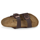Birkenstock Arizona Shoes (Color: dark brown Birko-Flor)