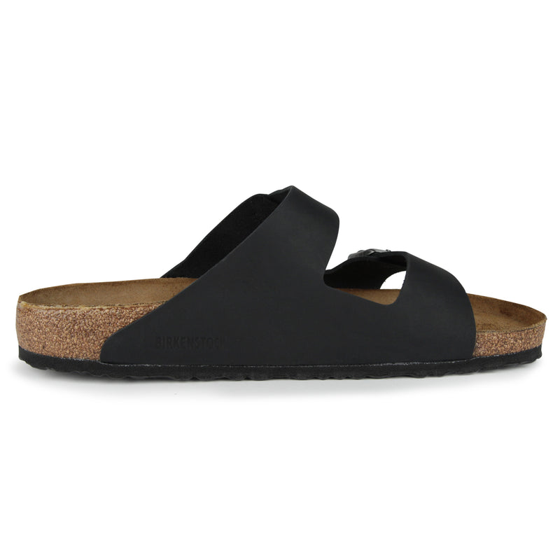 Birkenstock Arizona Shoes (Color: black oiled leather)