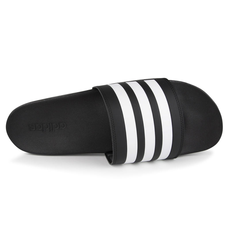 Adidas Adilette Comfort Slide Shoes (Color: black/white)