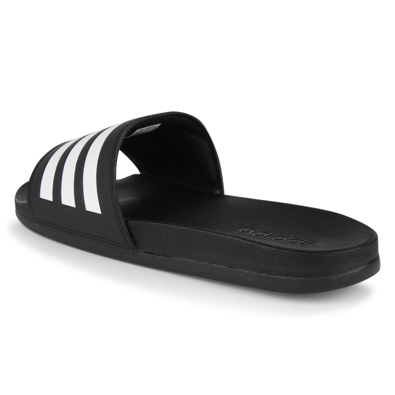 Adidas Adilette Comfort Slide Shoes (Color: black/white)