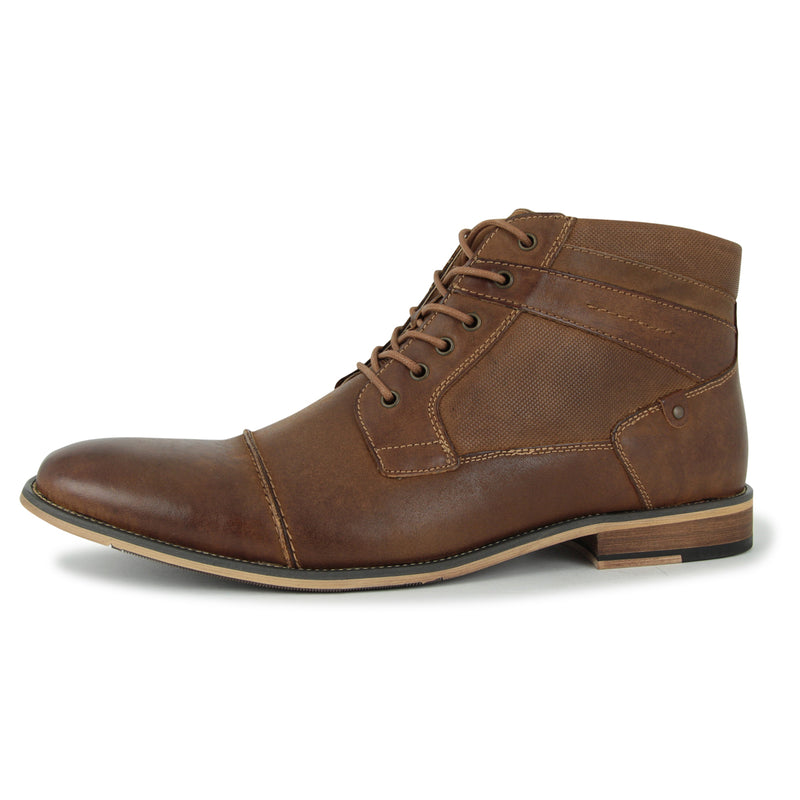 Steve Madden Jotter Shoes (Color: dark tan leather)