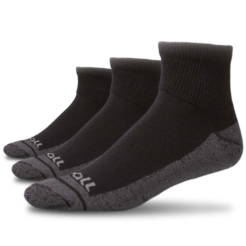 Oddball BeLoose Ankle Socks (3-Pack) (Color: black) Men's Size: 15-18 Socks