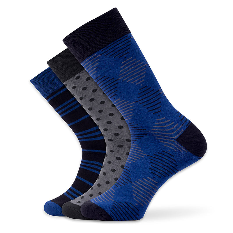 Oddball Royale Dress Socks (3-Pack) 15-18 / Classic Collection Oddball Royale Dress Socks (3-Pack) 15-18 / Classic Collection