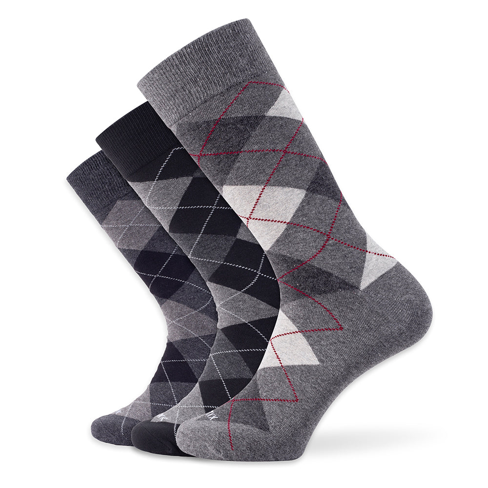 XXL Argyle Dress Socks (3-Pack)