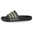 Adidas Adilette Shower Slide Shoes (Color: charcoal/putty grey/carbon)