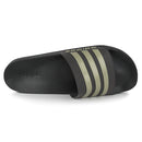 Adidas Adilette Shower Slide Shoes (Color: charcoal/putty grey/carbon)