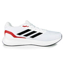 Adidas RunFalcon 5 Shoes (Color: white/black/red)