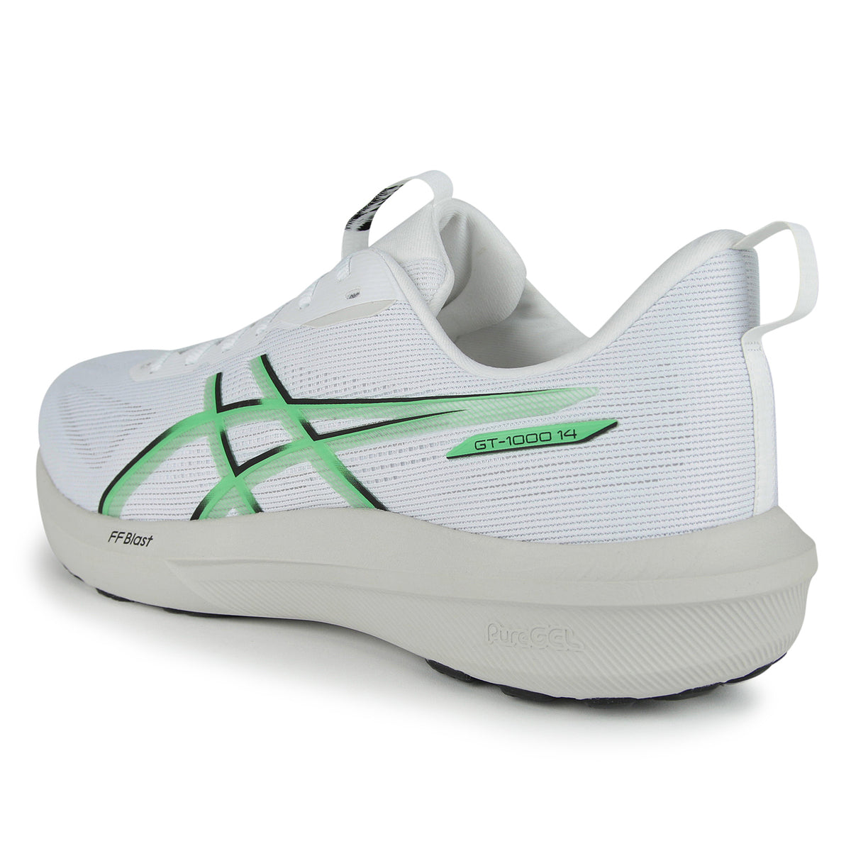 ASICS Men\'s GT-1000 14 White/Lemongrass Size 13 NIB ASICS GT-1000 14 Men main image 2