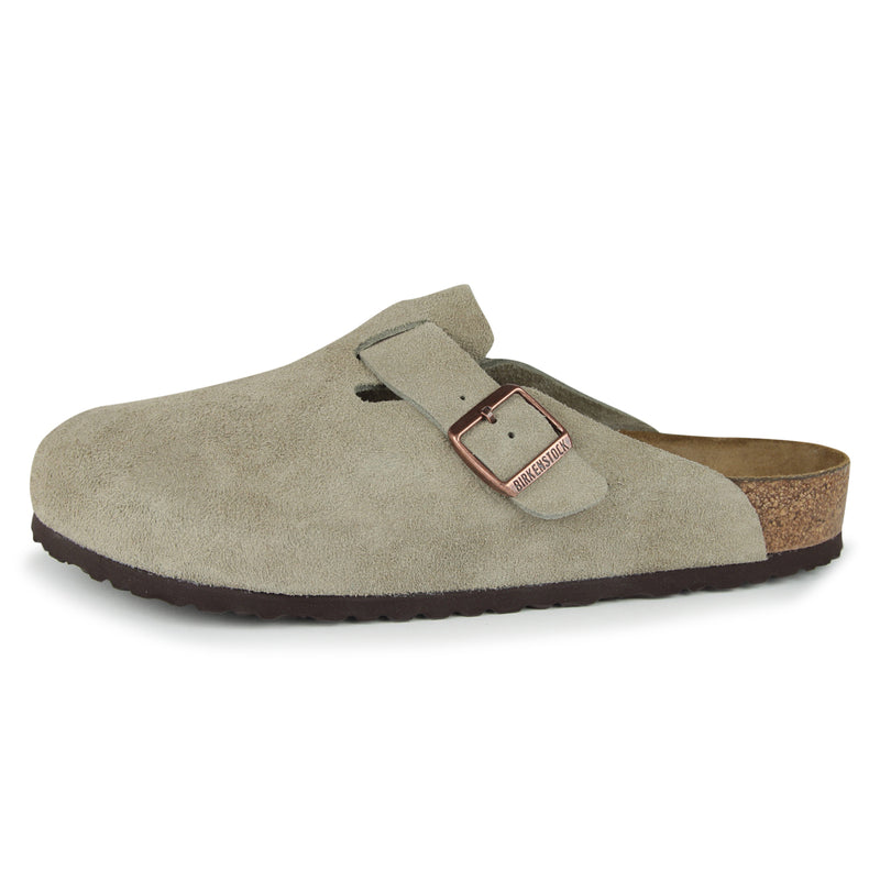 Birkenstock Boston Shoes (Color: taupe suede)