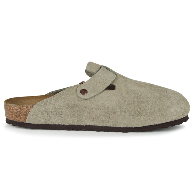 Birkenstock Boston Shoes (Color: taupe suede)