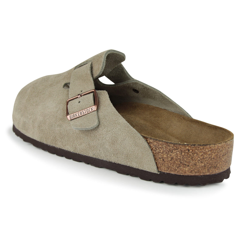 Birkenstock Boston Shoes (Color: taupe suede)