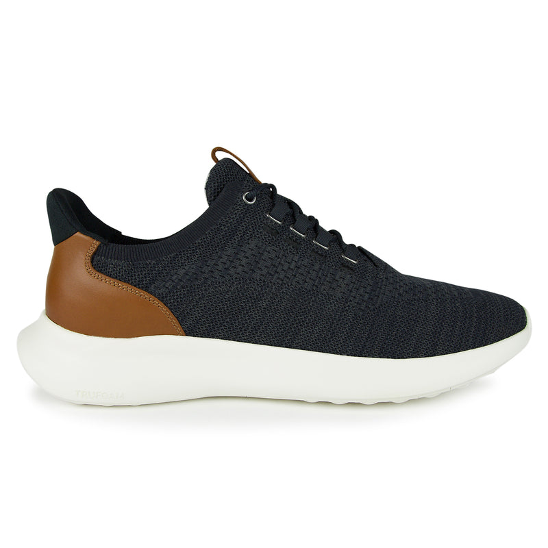 Johnston & Murphy Amherst 2.0 Plain Toe Shoes (Color: black heathered knit)