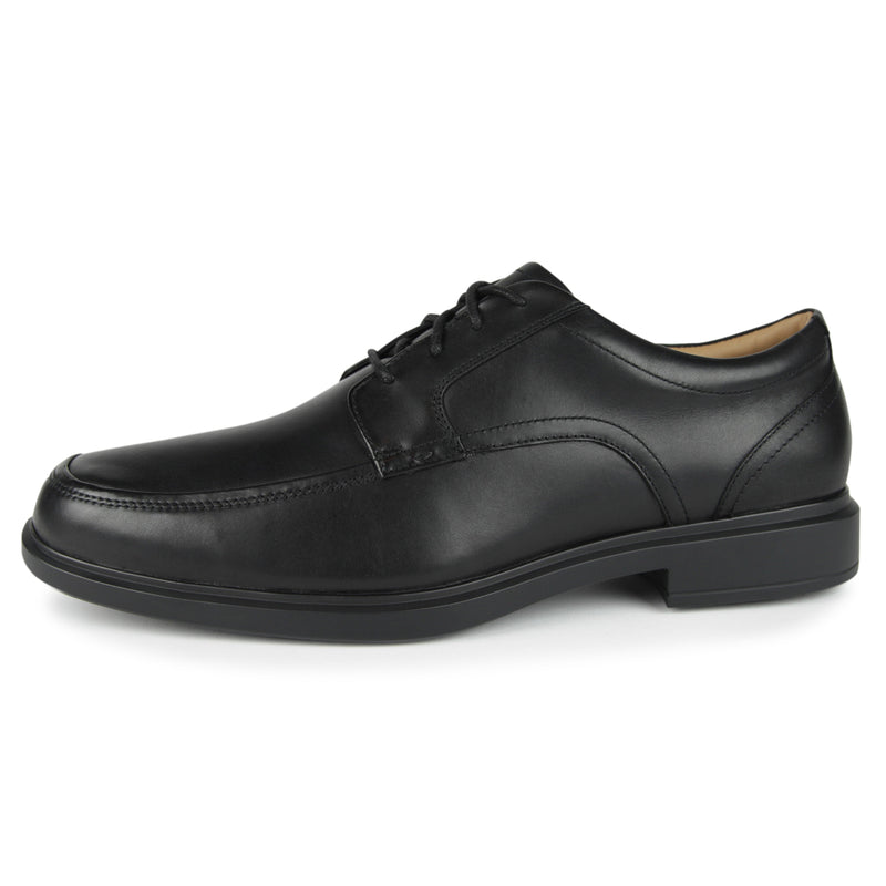 Johnston & Murphy Stanton 2.0 Moc Toe Shoes (Color: black WP full grain)