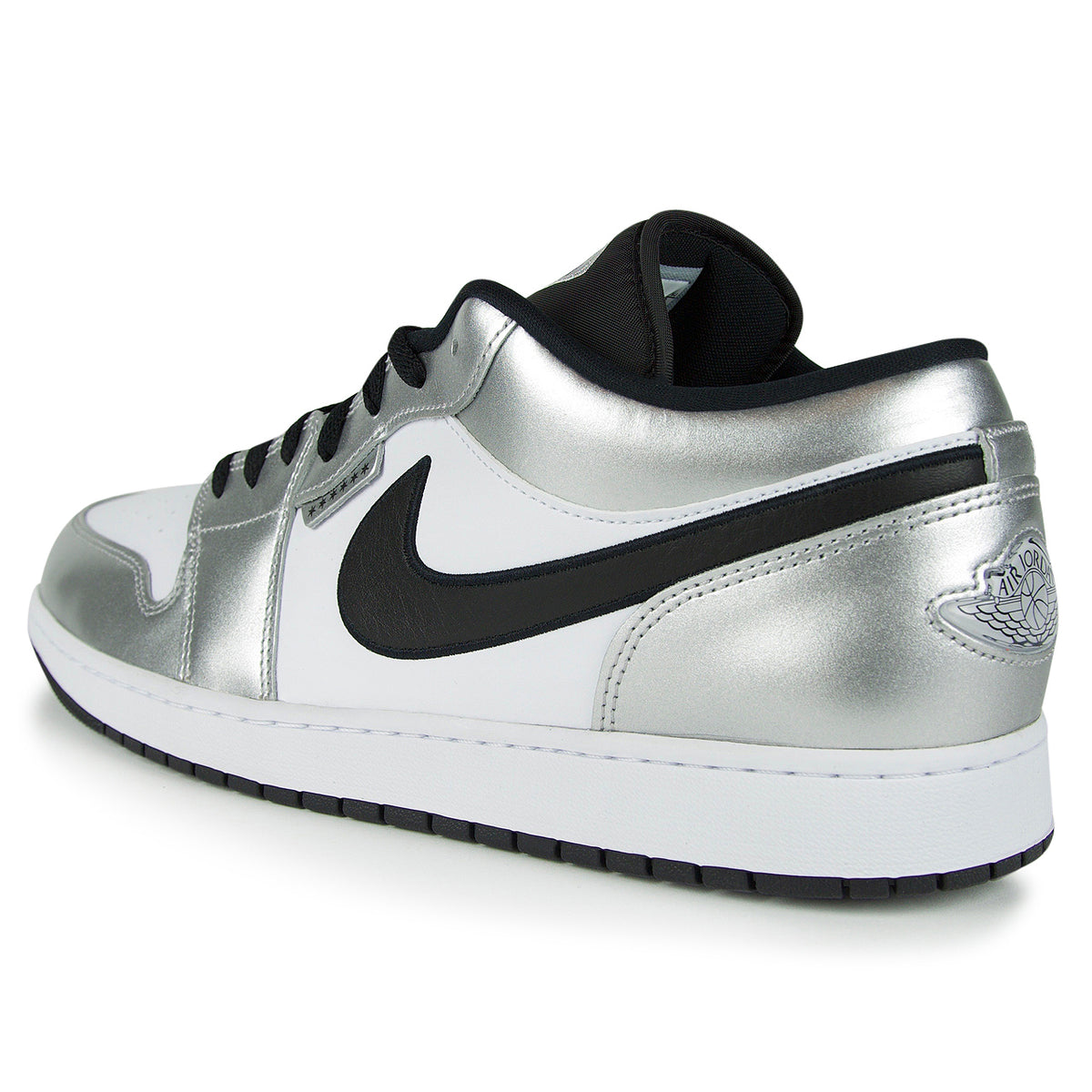 Air Jordan Low Metallic Silver 14 Medium White/black/metallic Silver