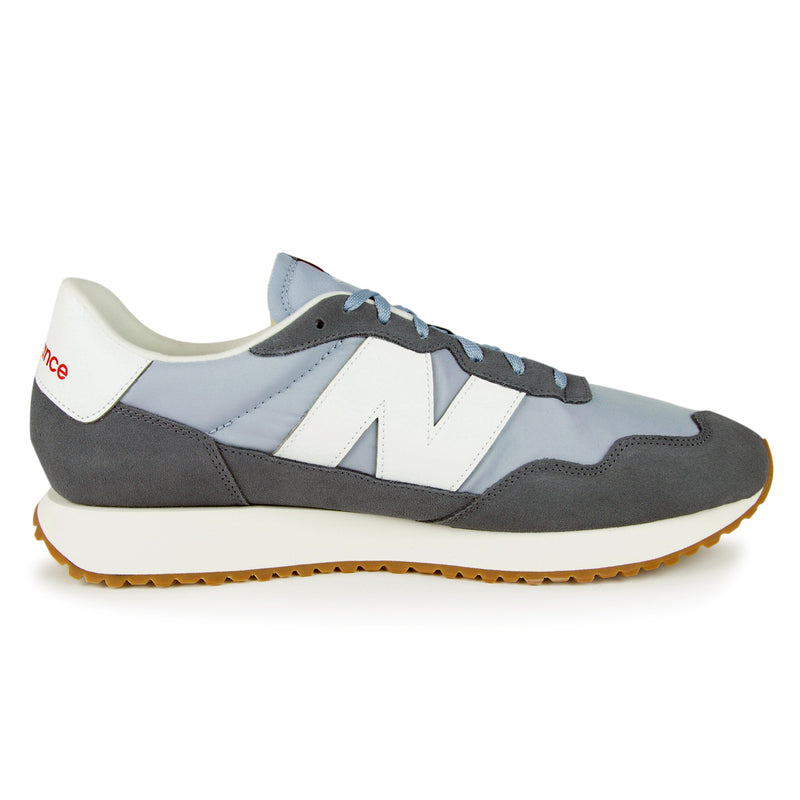 New Balance 237 Shoes (Color: light arctic grey/dark arctic grey/white)