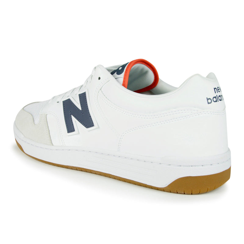 New Balance 480 Shoes (Color: white/arctic grey/gum)