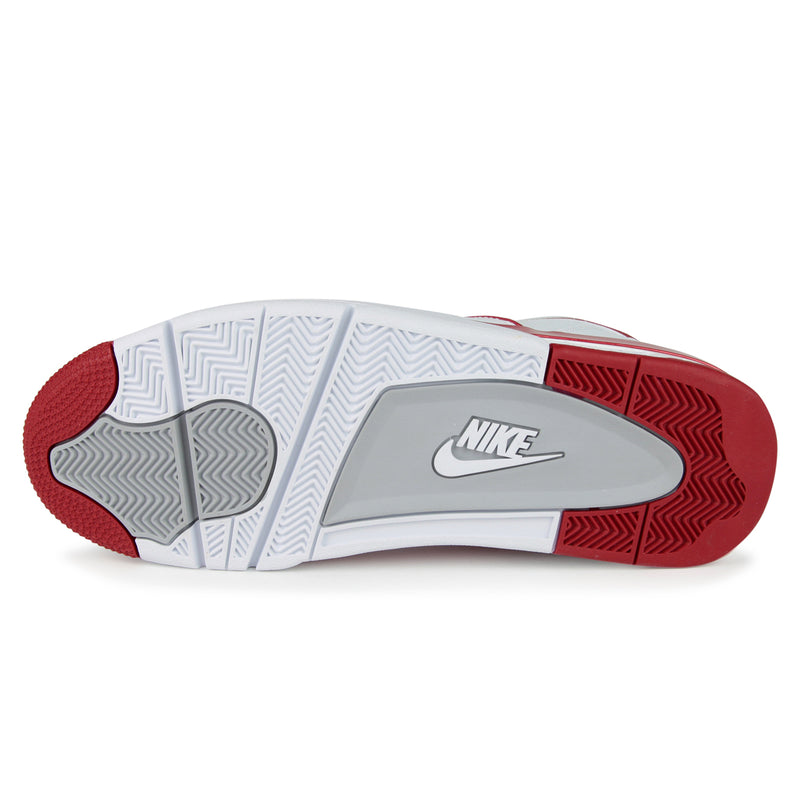 Nike Air Flight '89 OG Shoes (Color: white/varsity red/wolf grey)