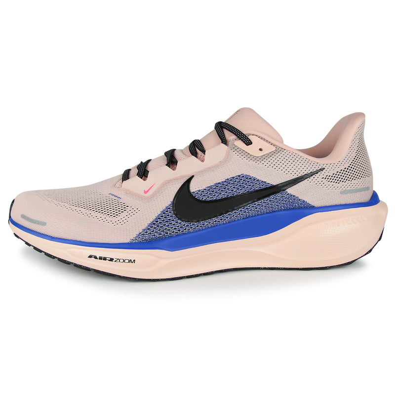 Nike Air Zoom Pegasus 41 Shoes (Color: washed coral/black/racer blue)
