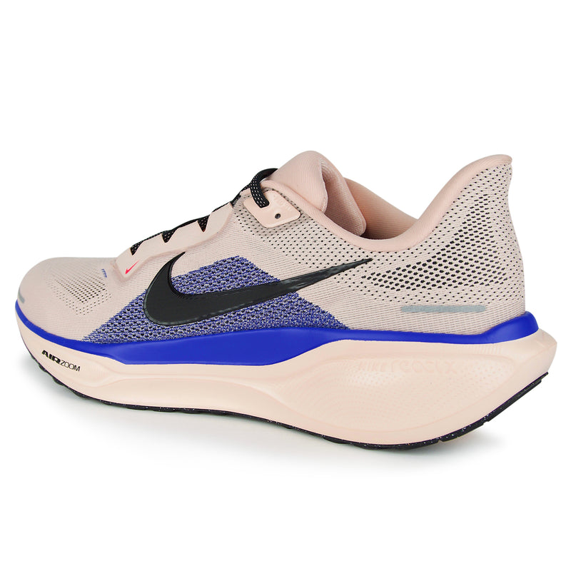 Nike Air Zoom Pegasus 41 Shoes (Color: washed coral/black/racer blue)